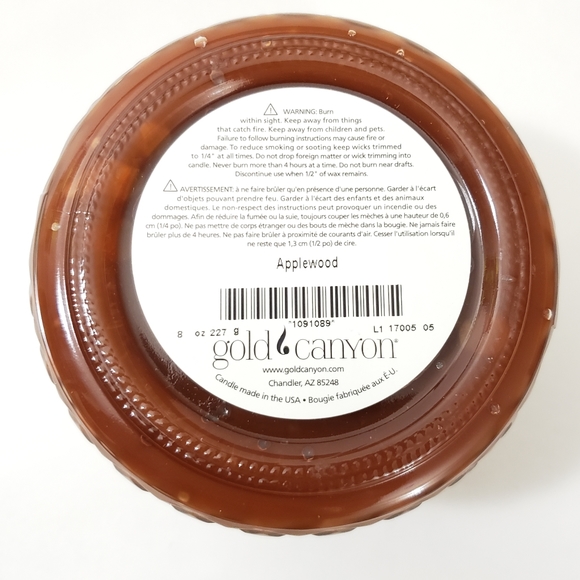 Gold Canyon Applewood Up To 60 Hour Burn Candle - Picture 4 of 6